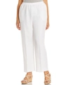 Alfred Dunner Plus Size Classic Pull-on Straight-leg Pants In White