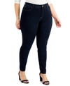 Inc International Concepts Inc Plus Size Essex Super Skinny Jeans, Created For Macy's In Tikglo Wash