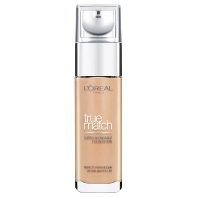 L'oréal Paris True Match Liquid Foundation With Spf And Hyaluronic Acid 30ml (various Shades) - 6.5w Golden Toffee