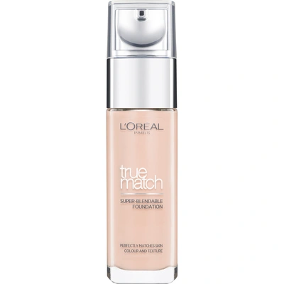 L'oréal Paris True Match Liquid Foundation With Spf And Hyaluronic Acid 30ml (various Shades) - Rose Ivory