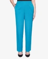Alfred Dunner Women's Plus Size Colorado Springs Twill Proportioned Short Pant In Light Blue