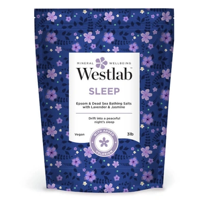 Westlab Sleep Epsom And Dead Sea Bathing Salts With Lavender, Jasmine And Valerian 3lb