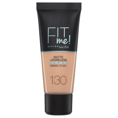 Maybelline Fit Me! Matte And Poreless Foundation 30ml (various Shades) - 130 Buff Beige