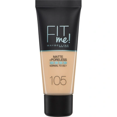 Maybelline Fit Me! Matte And Poreless Foundation 30ml (various Shades) - 107 Rose Beige