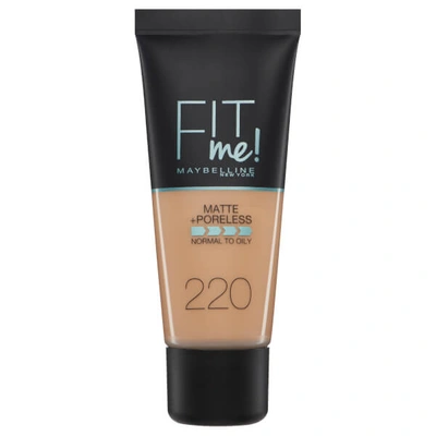 Maybelline Fit Me! Matte And Poreless Foundation 30ml (various Shades) - 220 Natural Beige