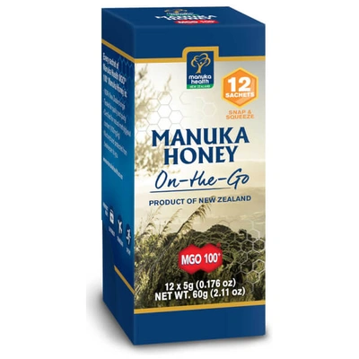 Manuka Health New Zealand Ltd Manuka Health Mgo 100+ Pure Manuka Honey Individual Snap Packs 12 X 5g