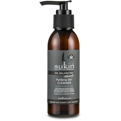 Sukin Oil Balancing+ Charcoal Balancing Gel Cleanser 125ml