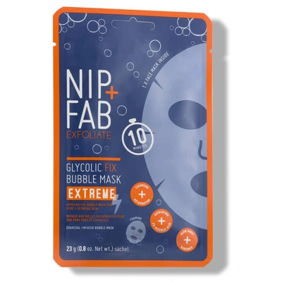 Nip+fab Glycolic Fix Extreme Bubble Sheet Mask-no Color