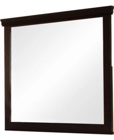 Furniture Of America Fanquite Transitional Mirror In Brown
