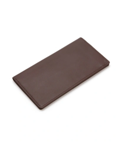 Emporium Leather Co Checkbook Holder In Brown