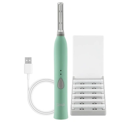 Spa Sciences Sima Sonic Facial Exfoliation And Hair Removal System (various Shades) - Mint