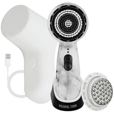 MICHAEL TODD BEAUTY SONICLEAR PETITE ANTIMICROBIAL SONIC SKIN CLEANSING SYSTEM (VARIOUS SHADES) - WHITE MARBLE,811573030468