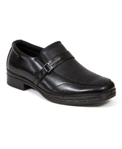 Deer Stags Kids' Little And Big Boys Bold Slip-on Dress Comfort Loafer In Black