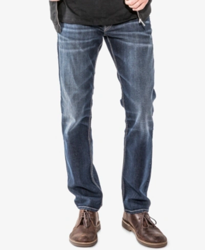 SILVER JEANS CO. MEN'S ALLAN CLASSIC FIT SLIM STRETCH JEANS