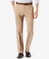 Dockers Men's Easy Straight Fit Khaki Stretch Pants In Timber Wolf