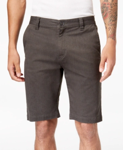 Volcom Men's Frickin Tuner Stretch 22" Shorts In Charcoal Heather
