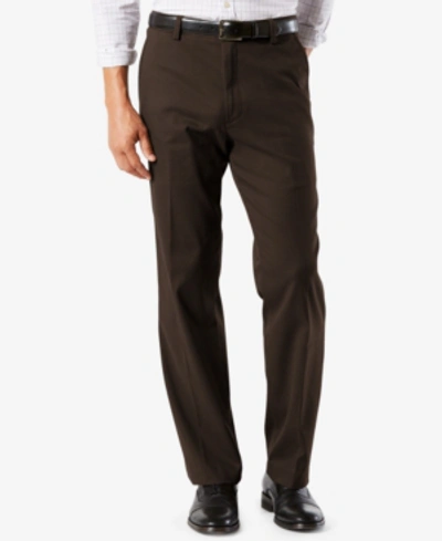 Dockers Men's Easy Classic Fit Khaki Stretch Pants In Coffee Bean