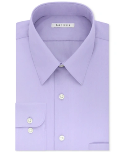 VAN HEUSEN MEN'S BIGGER FIT WRINKLE FREE POPLIN SOLID DRESS SHIRT