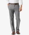 Dockers Men's Big & Tall Easy Classic Fit Khaki Stretch Pants In Burma Grey