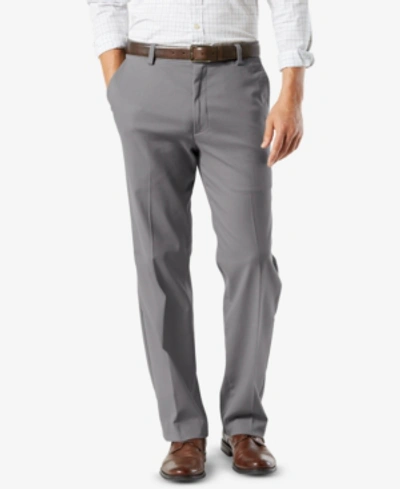 Dockers Men's Signature Classic Fit Iron Free Khaki Pants With Stain Defender In Grey