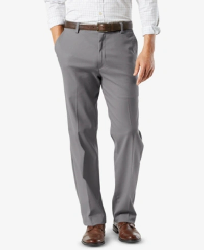 Dockers Men's Big & Tall Easy Classic Fit Khaki Stretch Pants In Grey