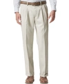 Dockers Men's Big & Tall Easy Classic Pleated Fit Khaki Stretch Pants In Light Gray
