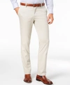 Dockers Men's Signature Lux Cotton Classic Fit Pleated Creased Stretch Khaki Pants In Cloud