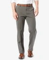 Dockers Men's Big & Tall Workday Classic Fit Smart 360 Flex Stretch Khakis In Dark Gray
