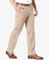 Dockers Men's Big & Tall Workday Classic Fit Smart 360 Flex Stretch Khakis In Light Brown