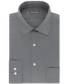 VAN HEUSEN MEN'S CLASSIC/REGULAR FIT STRETCH WRINKLE FREE SATEEN DRESS SHIRT