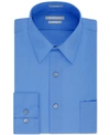 VAN HEUSEN MEN'S ATHLETIC FIT POPLIN DRESS SHIRT