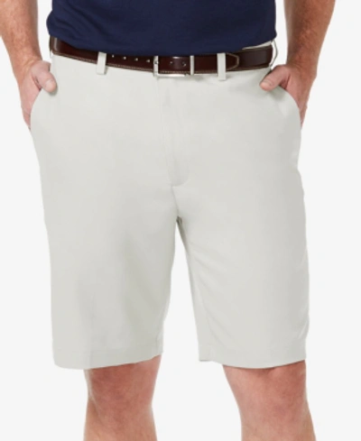 HAGGAR MEN'S COOL 18 PRO FLAT FRONT CLASSIC-FIT 9.5" SHORTS