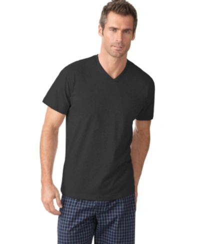 Alfani Men's V-neck Undershirt, Created For Macy's In Black