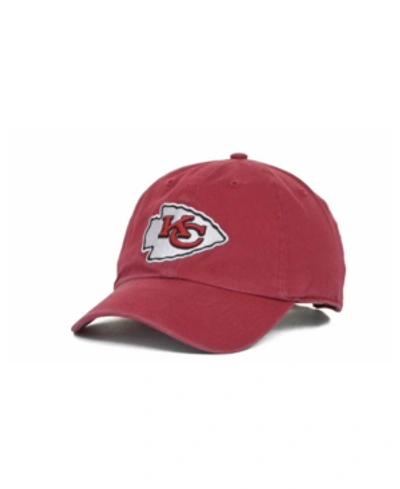 47 Brand Kansas City Chiefs Clean Up Cap In Red