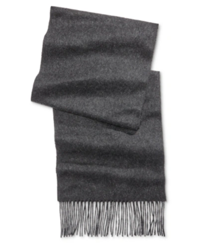 Club Room Men's 100% Cashmere Scarf, Created For Macy's In Charcoal