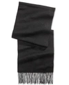 CLUB ROOM MEN'S 100% CASHMERE SCARF, CREATED FOR MACY'S