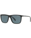 Sunglass Hut Collection Polarized Sunglasses , Hu2004 57 In Black/black Polarized
