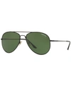 Sunglass Hut Collection Polarized Sunglasses , Hu1001 59 In Black/green Polarized