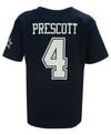 Outerstuff Dak Prescott Dallas Cowboys Eligible Player Name And Number T-shirt, Little Boys (4-7) In Navy
