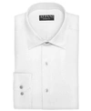 ALFANI MEN'S ATHLETIC FIT TWILL STRETCH DRESS SHIRT, CREATED FOR MACY'S