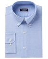 Club Room Men's Regular Fit Cotton Oxford Dress Shirt, Created For Macy's In Light Blue