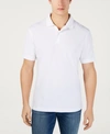 Club Room Men's Classic Fit Performance Stretch Polo, Created For Macy's In Bright White