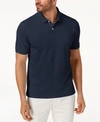 Club Room Mens Classic Fit Performance Stretch Polo Palm Print Shorts Separates Created For Macys In Navy Blue