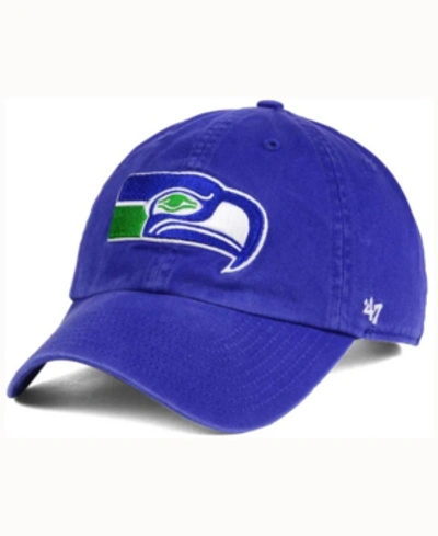 47 Brand Men's Royal Seattle Seahawks Legacy Franchise Fitted Hat