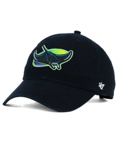 47 Brand Tampa Bay Rays Core Clean Up Cap In Black
