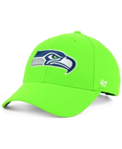 47 Brand Seattle Seahawks Mvp Cap In Lime