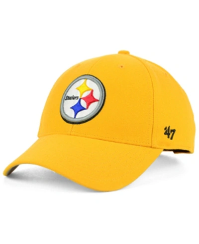 47 Brand Pittsburgh Steelers Mvp Cap In Yellow