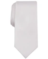 ALFANI MEN'S SOLID TEXTURE SLIM TIE, CREATED FOR MACY'S