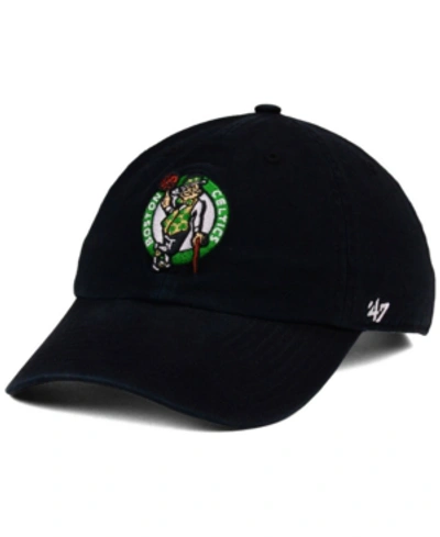 47 Brand Boston Celtics Clean Up Cap In Black