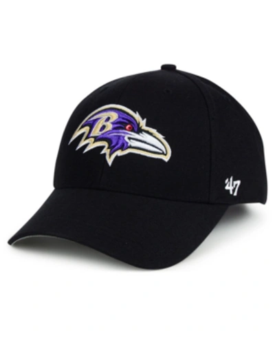 47 Brand Baltimore Ravens Mvp Cap In Black